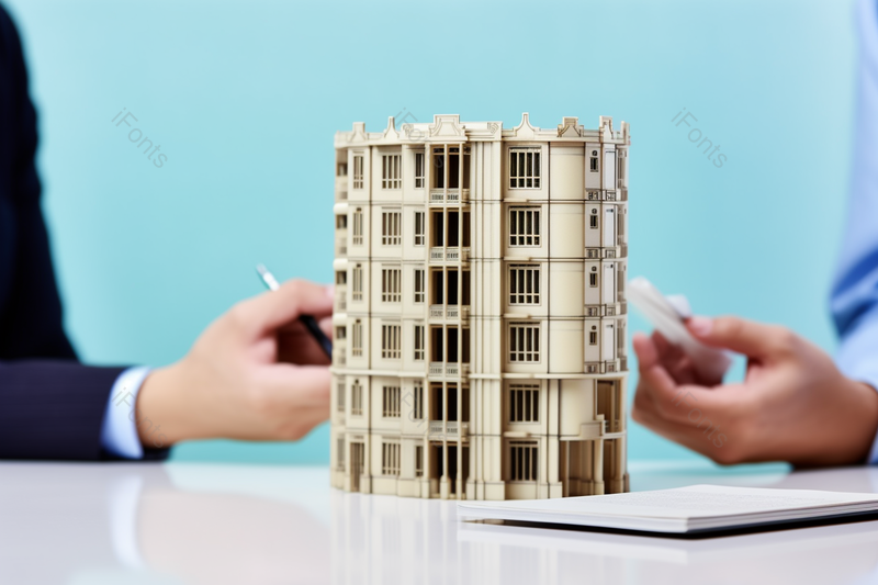 客户与房产中介签约买房场景,高清,摄影图,摄影图片,图片大全,摄影图免费下载